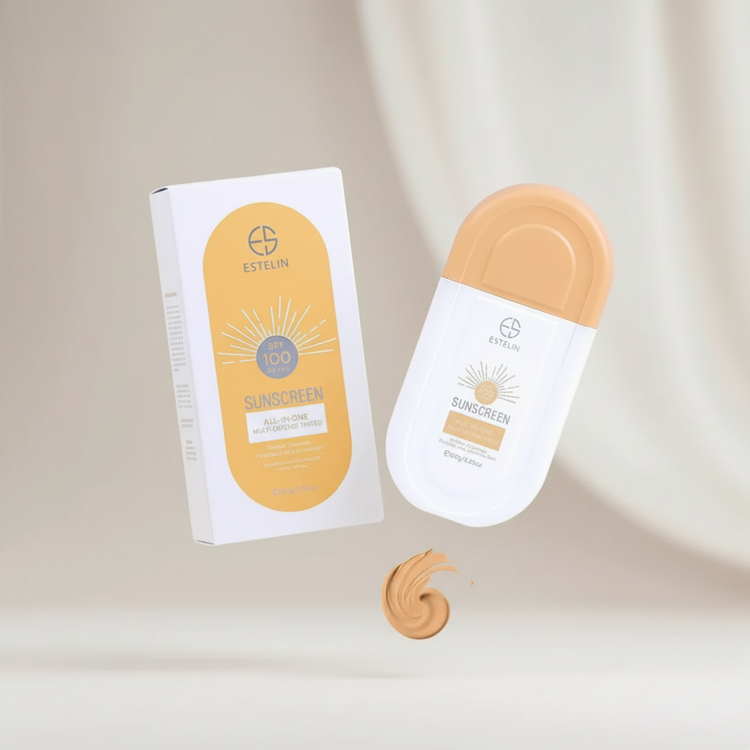 کرم ضد آفتاب رنگی استلین SPF 100 مناسب انواع پوست