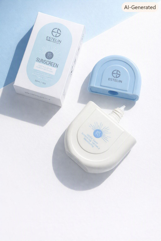 کرم ضد آفتاب بدون رنگ استلین، 50 SPF، مدل ultra light، مناسب انواع پوست و حجم 50 میلیلیتر
