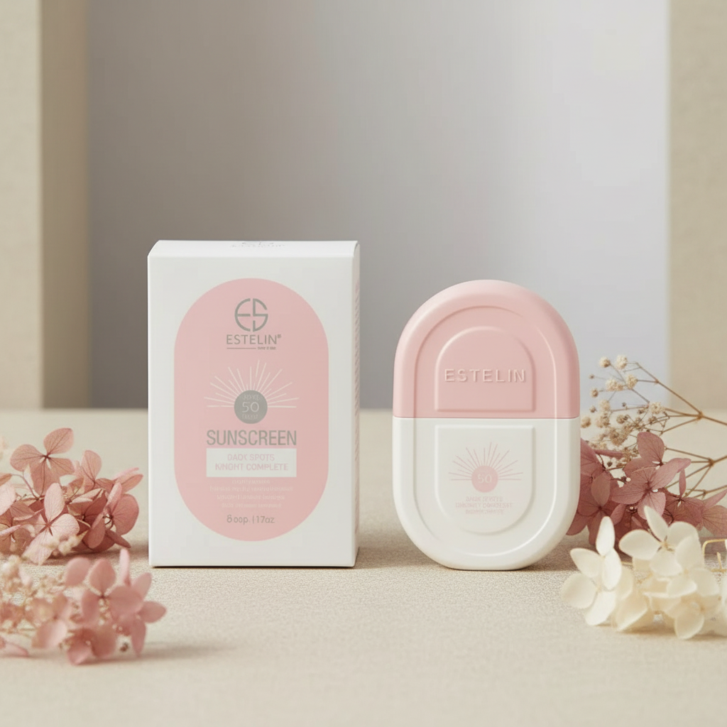کرم ضد آفتاب بی‌رنگ صورت استلین SPF 50 مدل Fade-spots ‌-مناسب برای انواع پوست وزن 50 گرم
