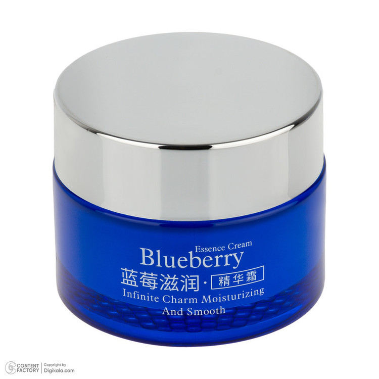 کرم مرطوب کننده صورت مدل Blueberry مناسب برای انواع پوست وزن 50 گرم