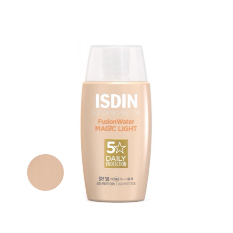 کرم ضد آفتاب رنگی اصل  SPF 50 مدل magic ‌مناسب انواع پوست‌ حجم 50 میلی‌لیتر