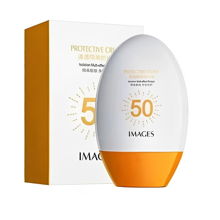کرم ضد آفتاب بدون رنگ SPF 50 مدل Protective مناسب انواع پوست حجم ۴۵ میلی لیتر