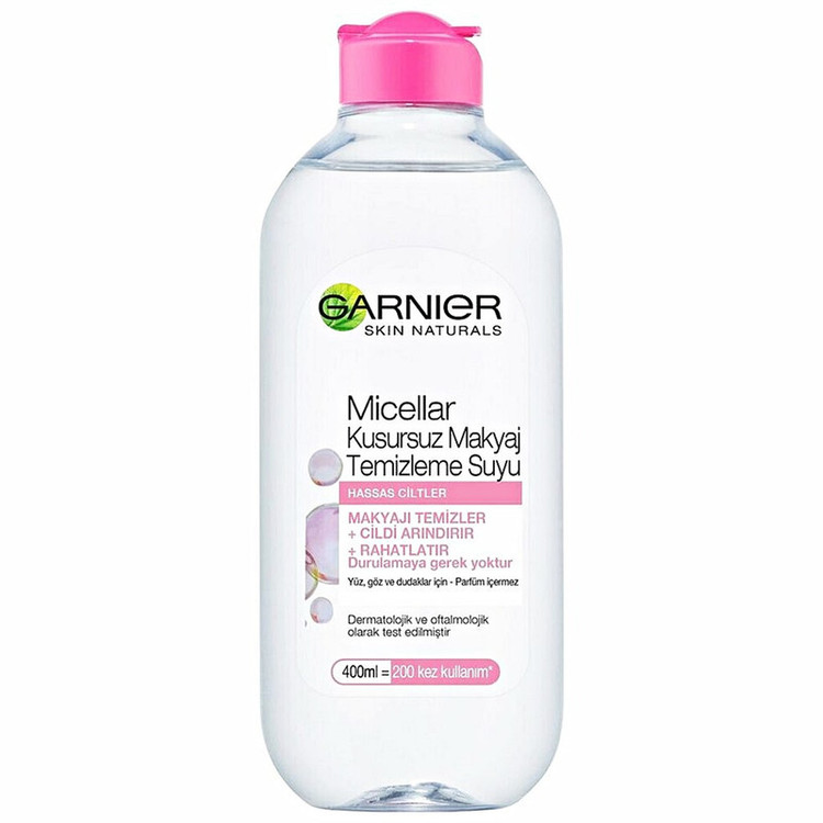 محلول پاک کننده آرایش صورت مدل Skin Naturals حجم 400 میلی لیتر