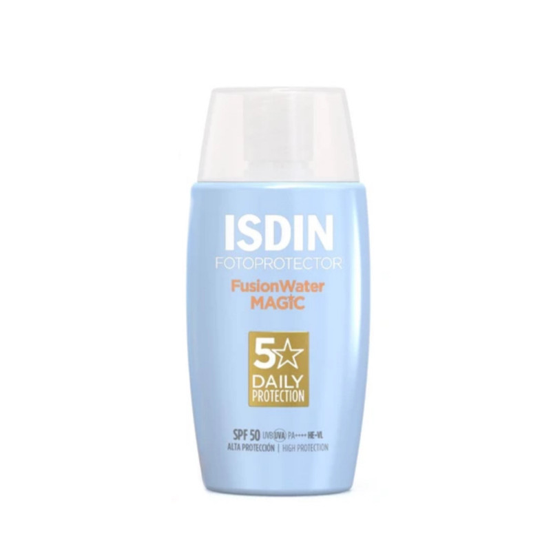 کرم ضد آفتاب بدون رنگ SPF 50 مدل magic مناسب برای انواع پوست حجم 50 میلی‌لیتر