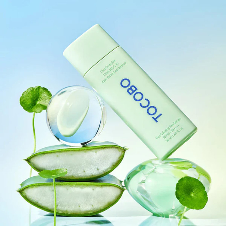 سرم ضد آفتاب بدون رنگ Spf50 مدل Cica Calming مناسب انواع پوست حجم 50 میلیلیتر