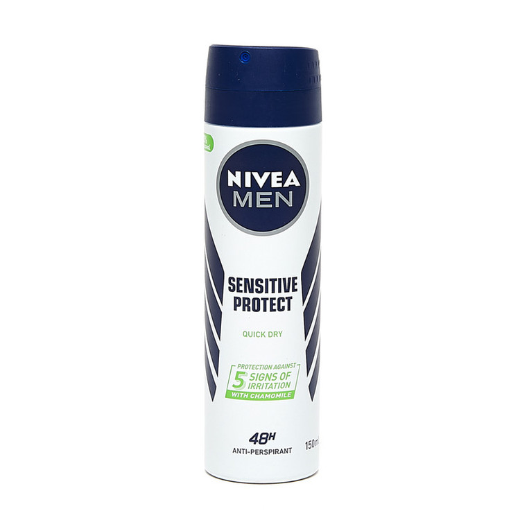 اسپری ضد تعریق مردانه مدل Sensitive Protect حجم 150 میلی لیتر