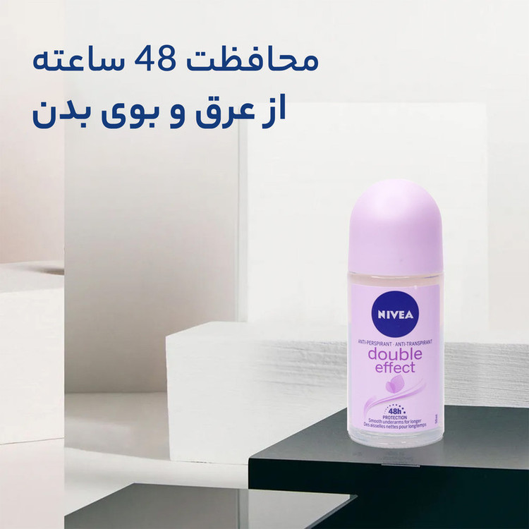 رول ضد تعریق نیوآ مدل double effect حجم 50 میلی لیتر