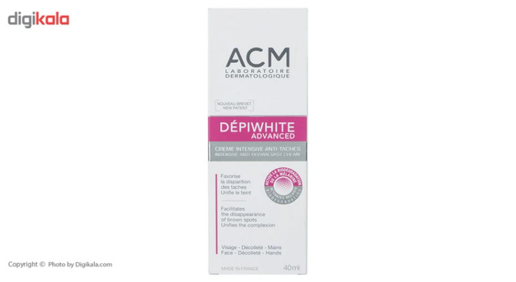 کرم ضد لک اصل ای سی ام مدل DepiWhite Advanced حجم 40 میلی لیتر