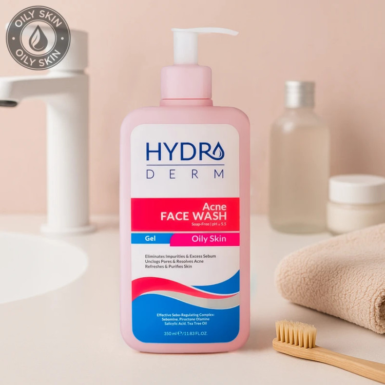 ژل شستوشوی صورت هیدرودرم مدل Acne _قسطی